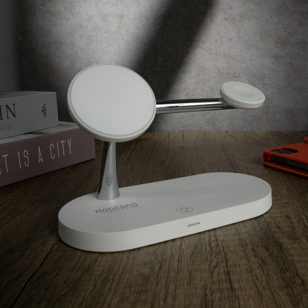 Premium MagSafe 3 in 1 Fast Wireless Charging Stand - Moderno Collections