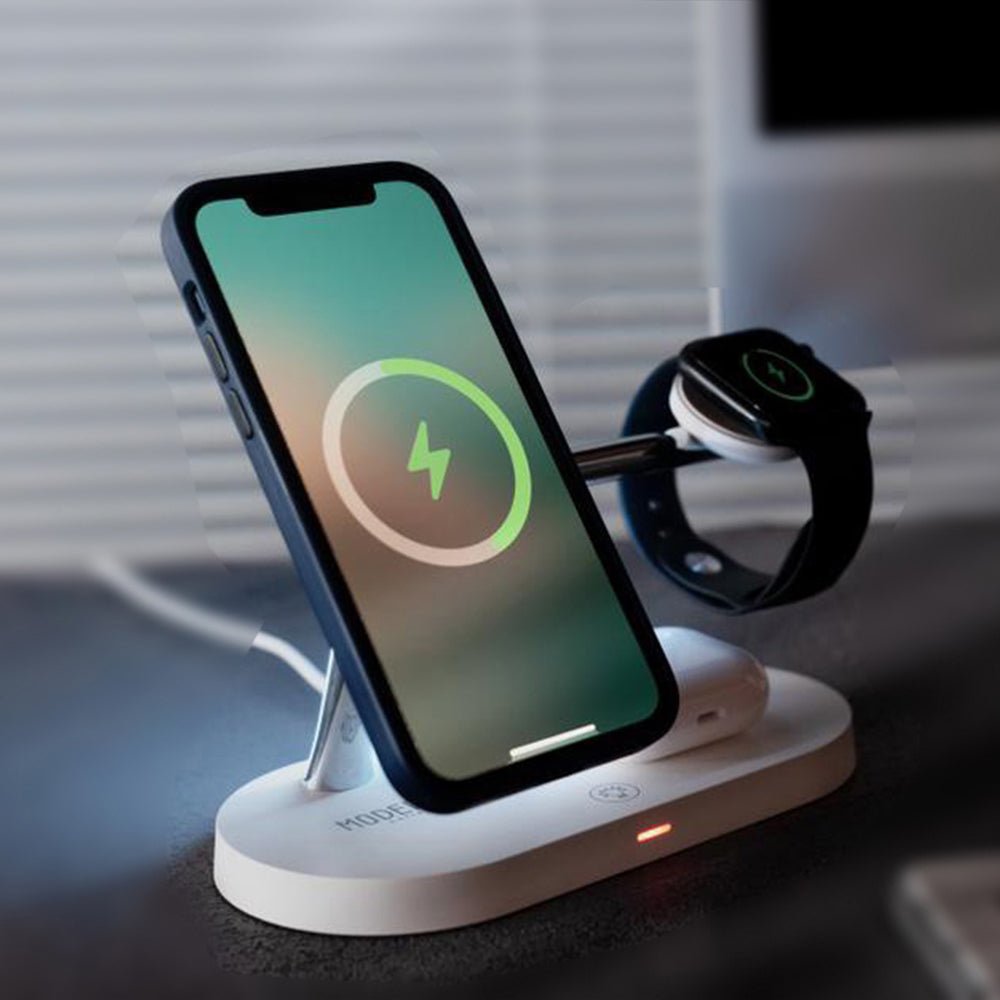 Premium MagSafe 3 in 1 Fast Wireless Charging Stand - Moderno Collections